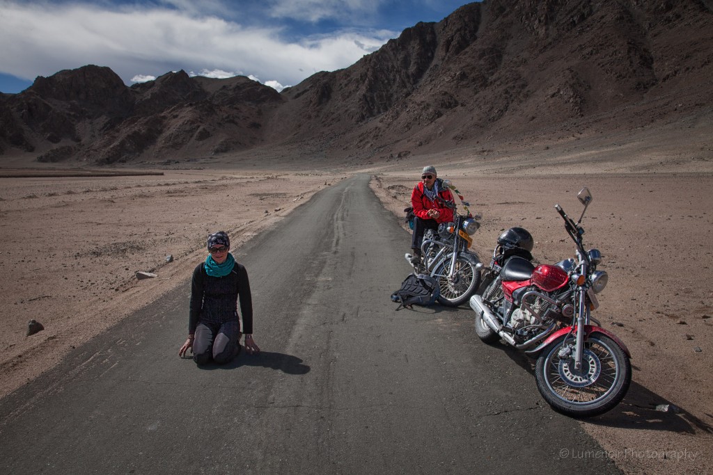Ride through Muth in Ladakh.